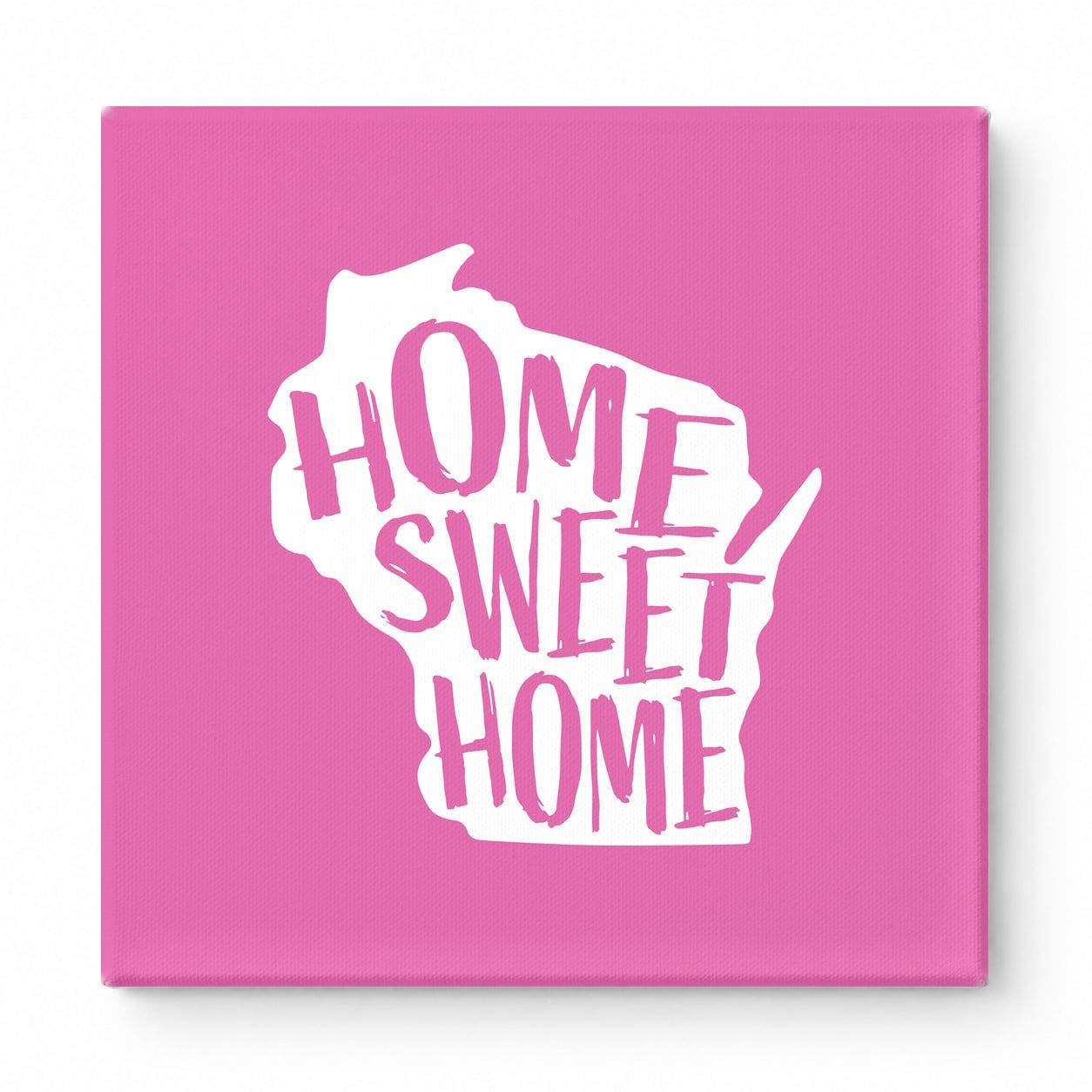 HOME SWEET HOME — Wisconsin State Silhouette