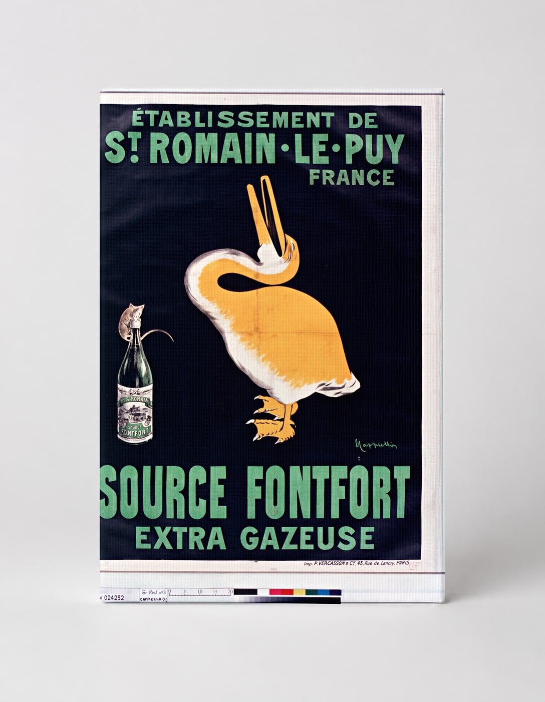 Source Fontfort Extra Gazeuse 1900s - Vintage French Advertising Poster Wall Art
