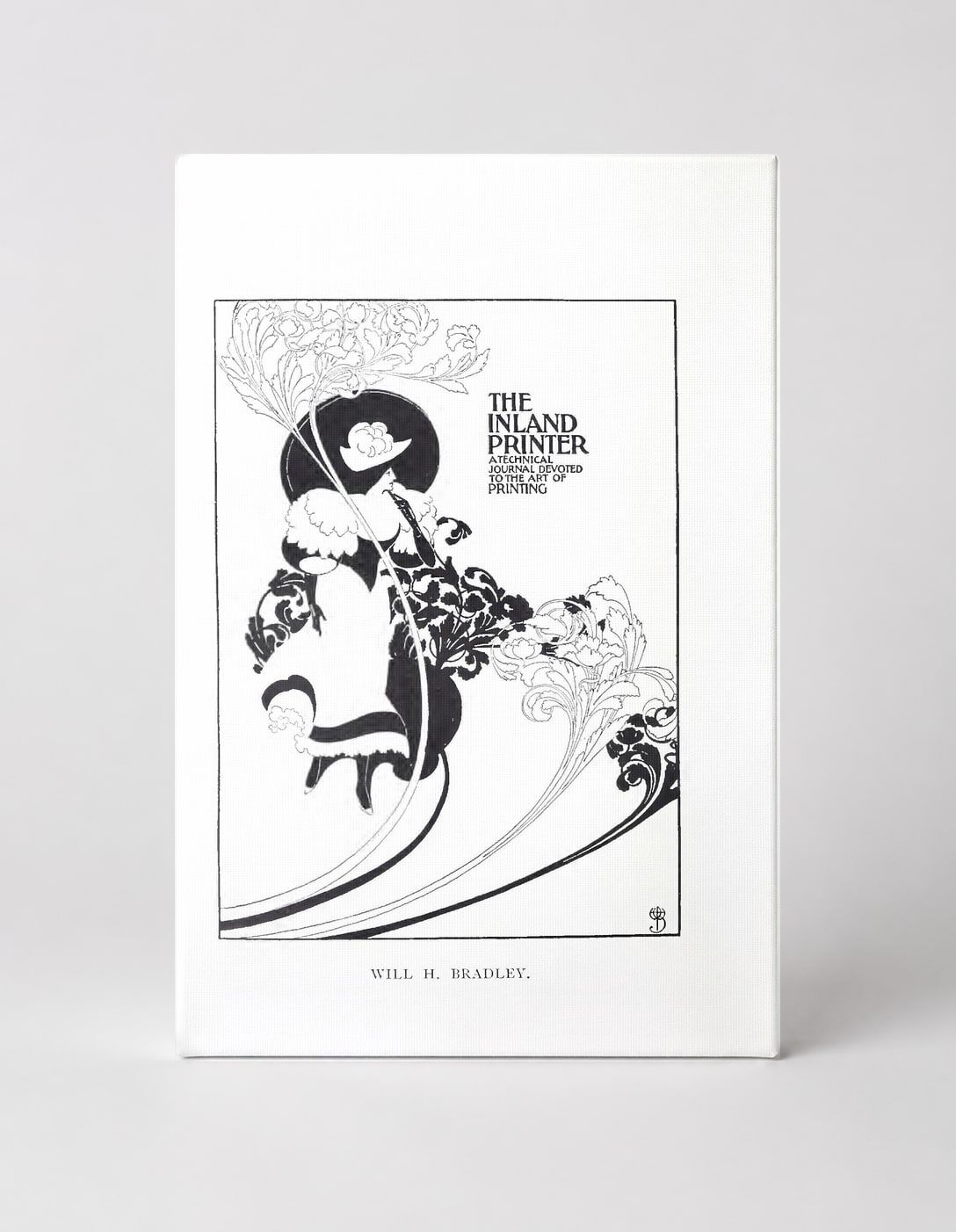 The Inland Printer 1894 - Art Nouveau Vintage Poster Wall Art