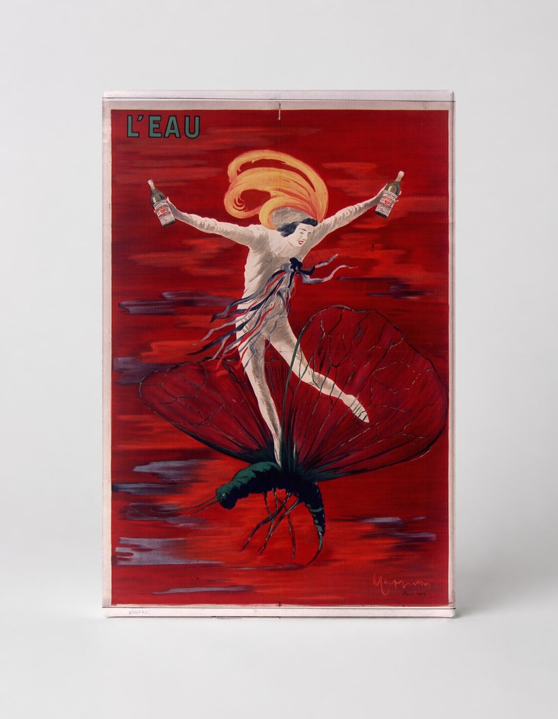 L'Eau 1900s Belle Époque Dancing Figure Vintage Poster Wall Art