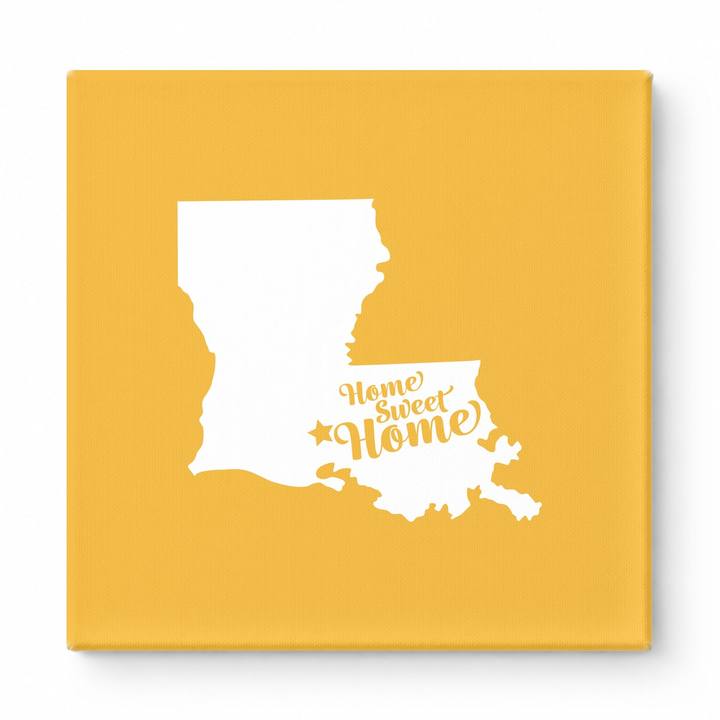 Home Sweet New Orleans — Louisiana State Silhouette
