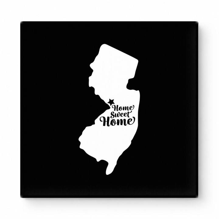 Home Sweet Toms River — New Jersey State Silhouette