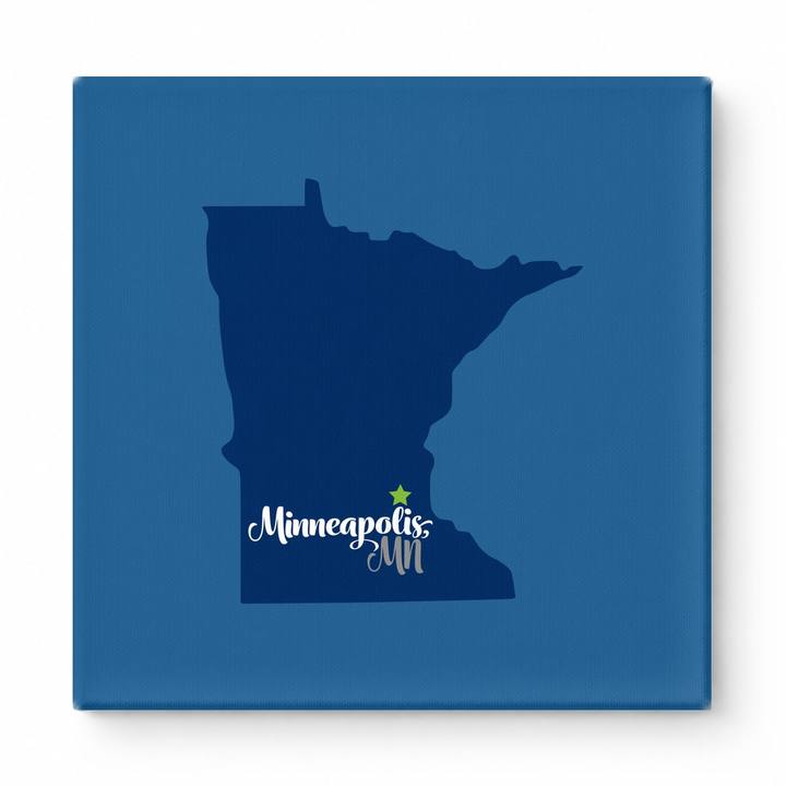 Home Sweet Minneapolis — Minnesota State Silhouette