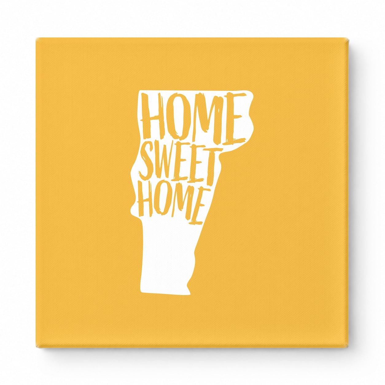 HOME SWEET HOME — Vermont State Silhouette