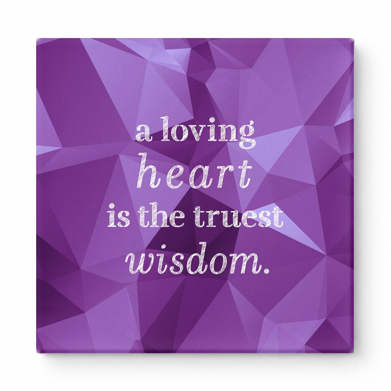 A Loving Heart Is the Truest Wisdom — Geometric Low-Poly