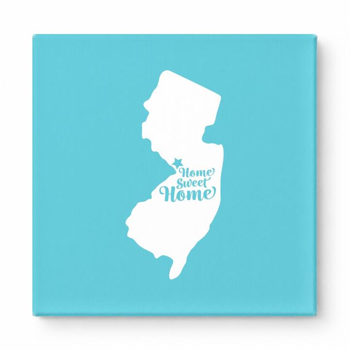 Home Sweet Trenton — New Jersey State Silhouette