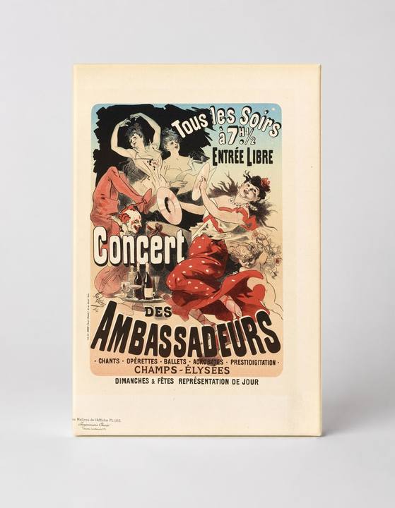 Concert des Ambassadeurs Champs-Élysées - Belle Époque Vintage Poster Wall Art