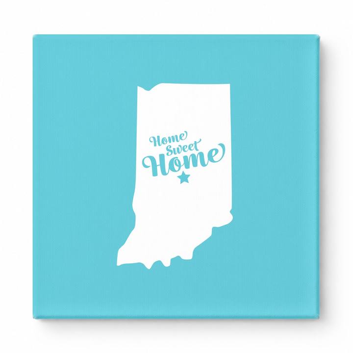 Home Sweet Indianapolis — Indiana State Silhouette