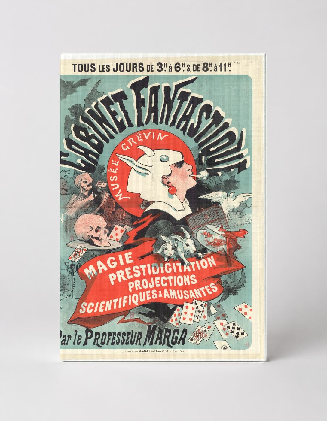 Cabinet Fantastique Musée Grévin - French Magic Show Vintage Poster Wall Art