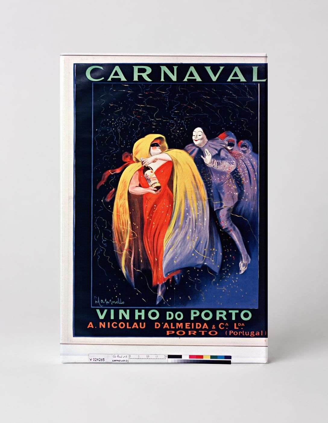 Carnaval Vinho do Porto 1910s - Belle Époque Vintage Poster Wall Art