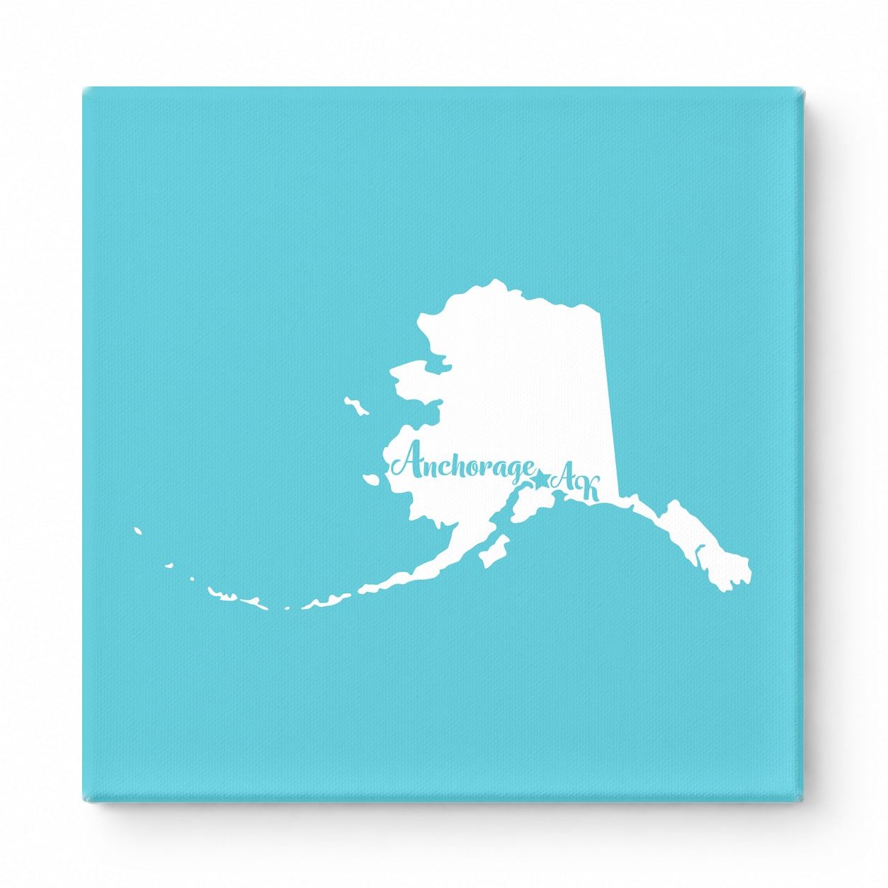 Home Sweet Anchorage — Alaska State Silhouette