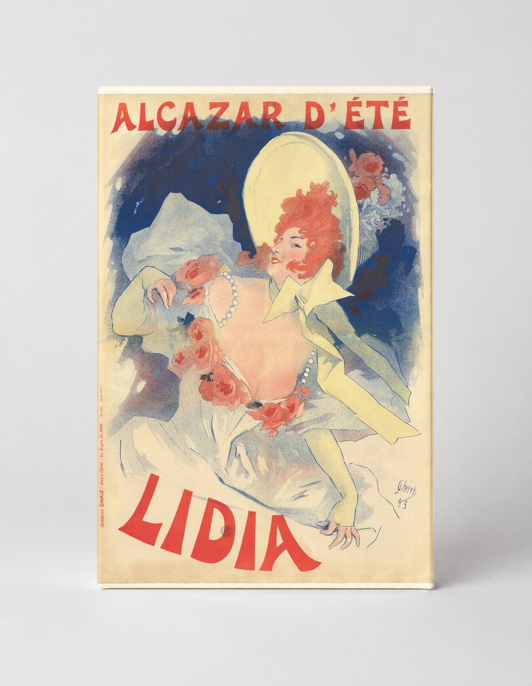 Alcazar d'Été Lidia 1895 - Belle Époque Cabaret Vintage Poster Wall Art