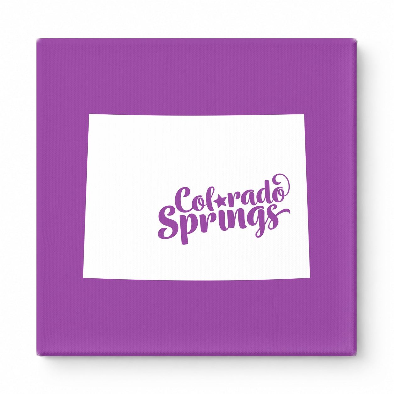 Home Sweet Colorado Springs — Colorado State Silhouette