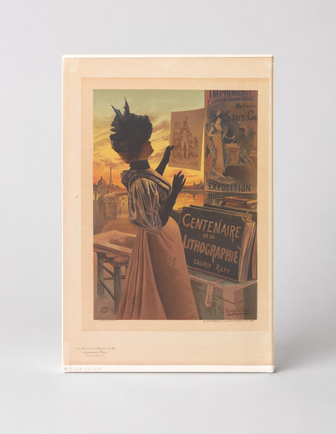 Centenaire de la Lithographie 1895 - Belle Époque Vintage Poster Wall Art