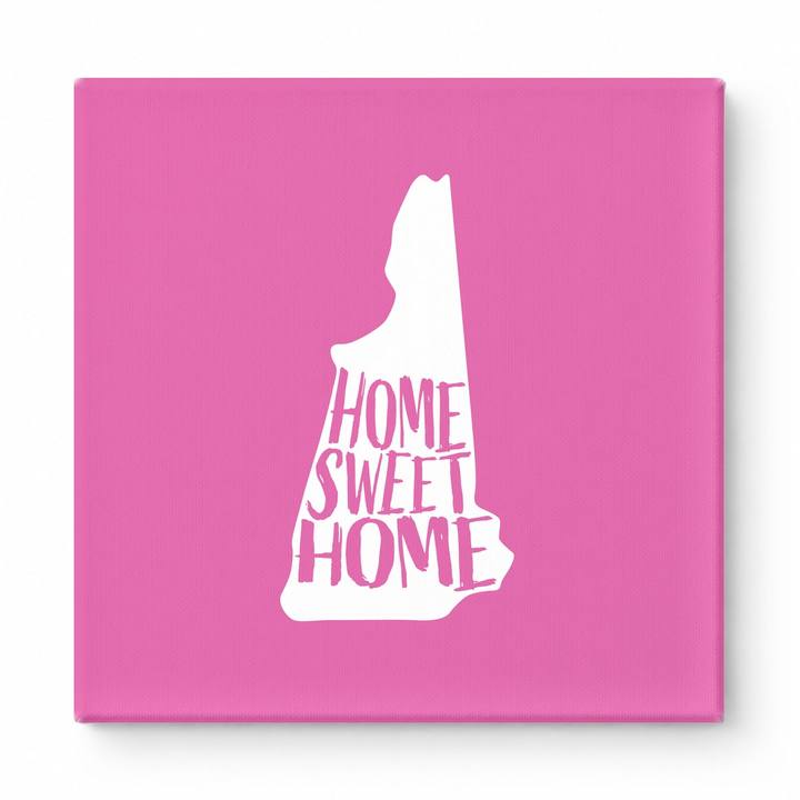 HOME SWEET HOME — New Hampshire State Silhouette