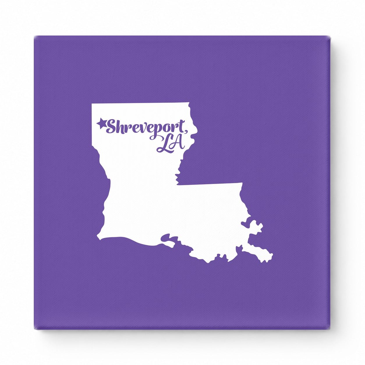 Home Sweet Shreveport — Louisiana State Silhouette