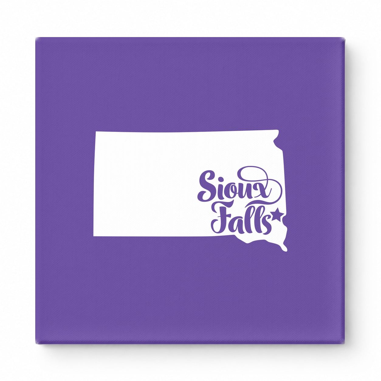 Home Sweet Sioux Falls — South Dakota State Silhouette