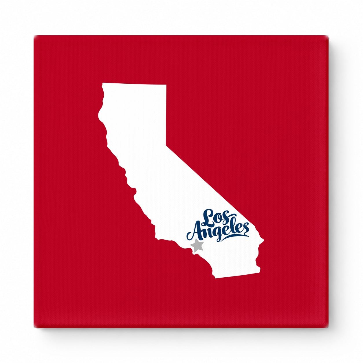 Home Sweet Los Angeles — California State Silhouette