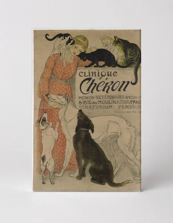 Clinique Chéron 1905 - Belle Époque Veterinary Vintage Poster Wall Art