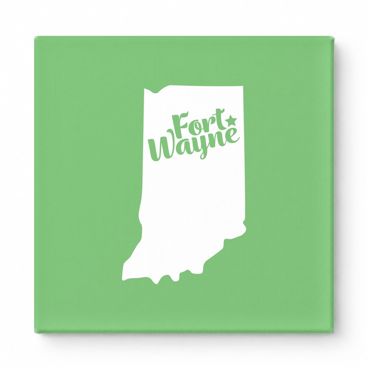 Home Sweet Fort Wayne — Indiana State Silhouette