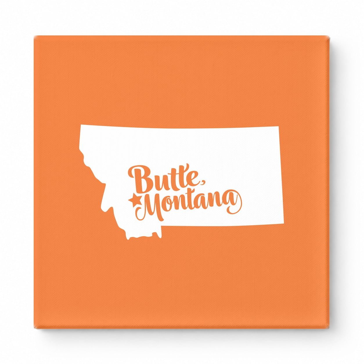 Home Sweet Butte — Montana State Silhouette