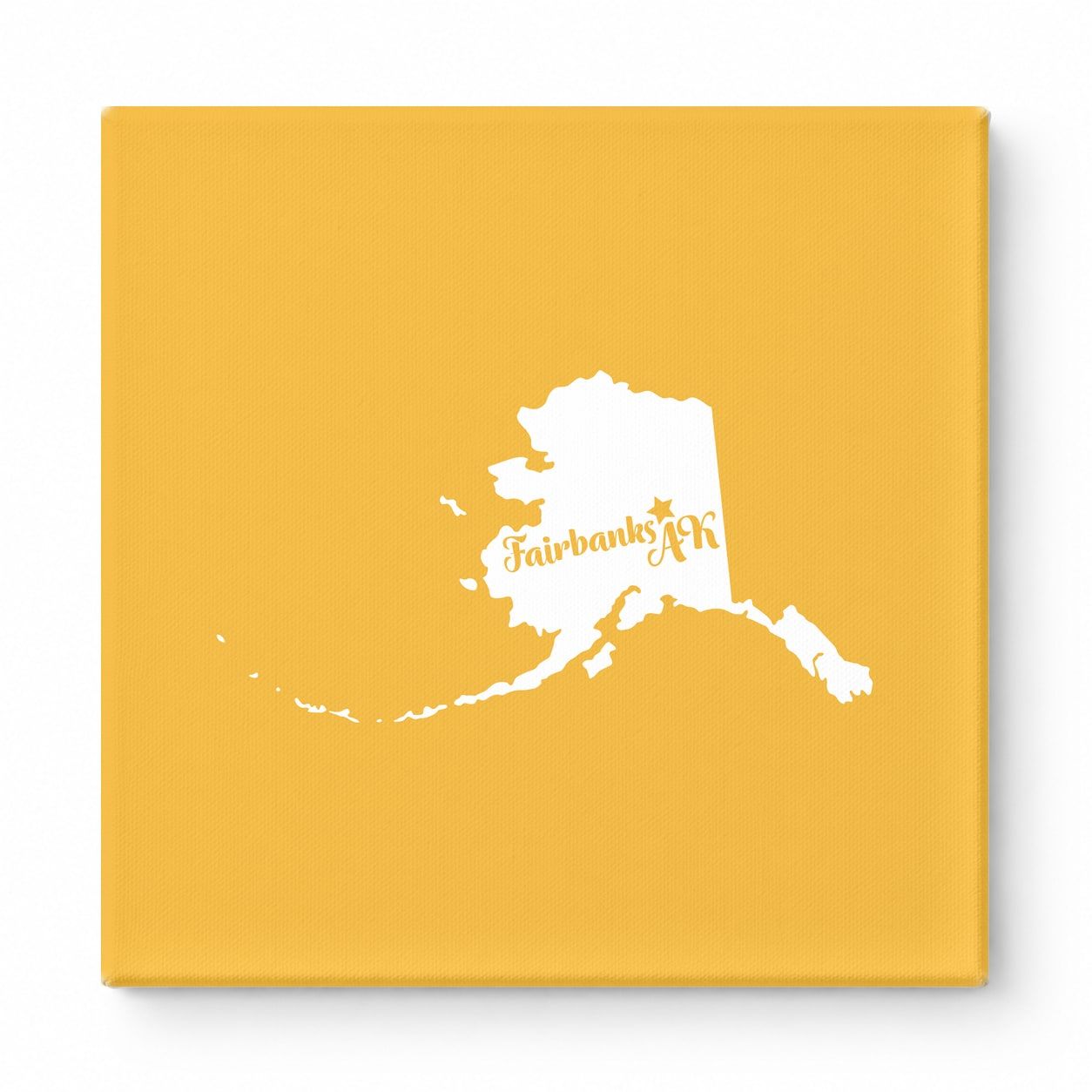 Home Sweet Fairbanks — Alaska State Silhouette