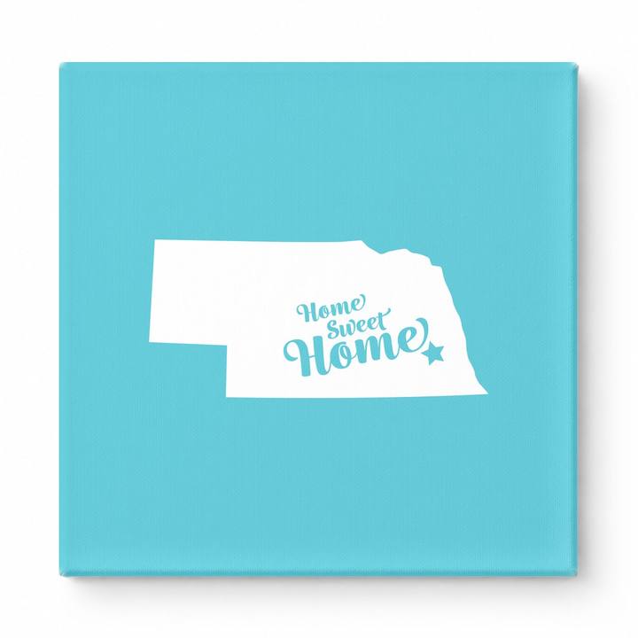 Home Sweet Lincoln — Nebraska State Silhouette