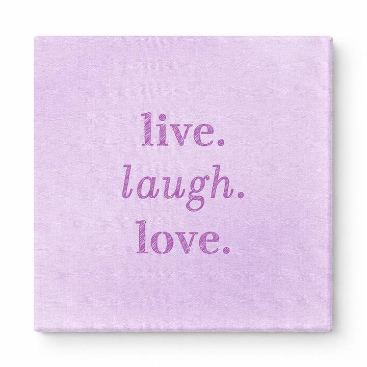 Live. Laugh. Love — Soft Watercolor Wash
