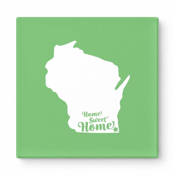 Home Sweet Madison — Wisconsin State Silhouette