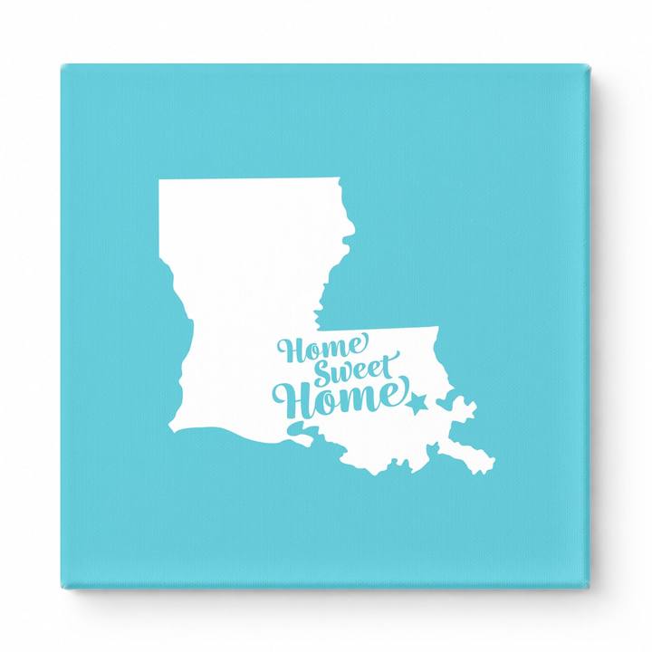 Home Sweet New Orleans — Louisiana State Silhouette
