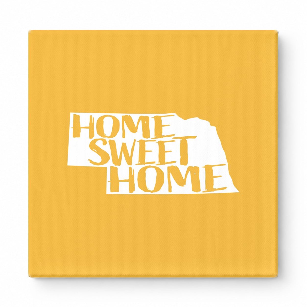 HOME SWEET HOME — Nebraska State Silhouette
