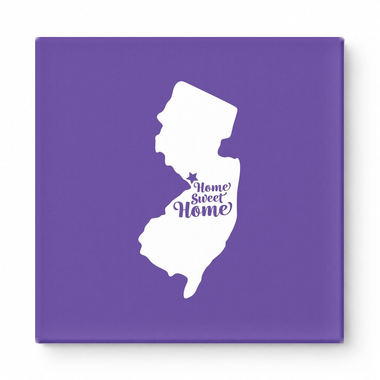Home Sweet Trenton — New Jersey State Silhouette