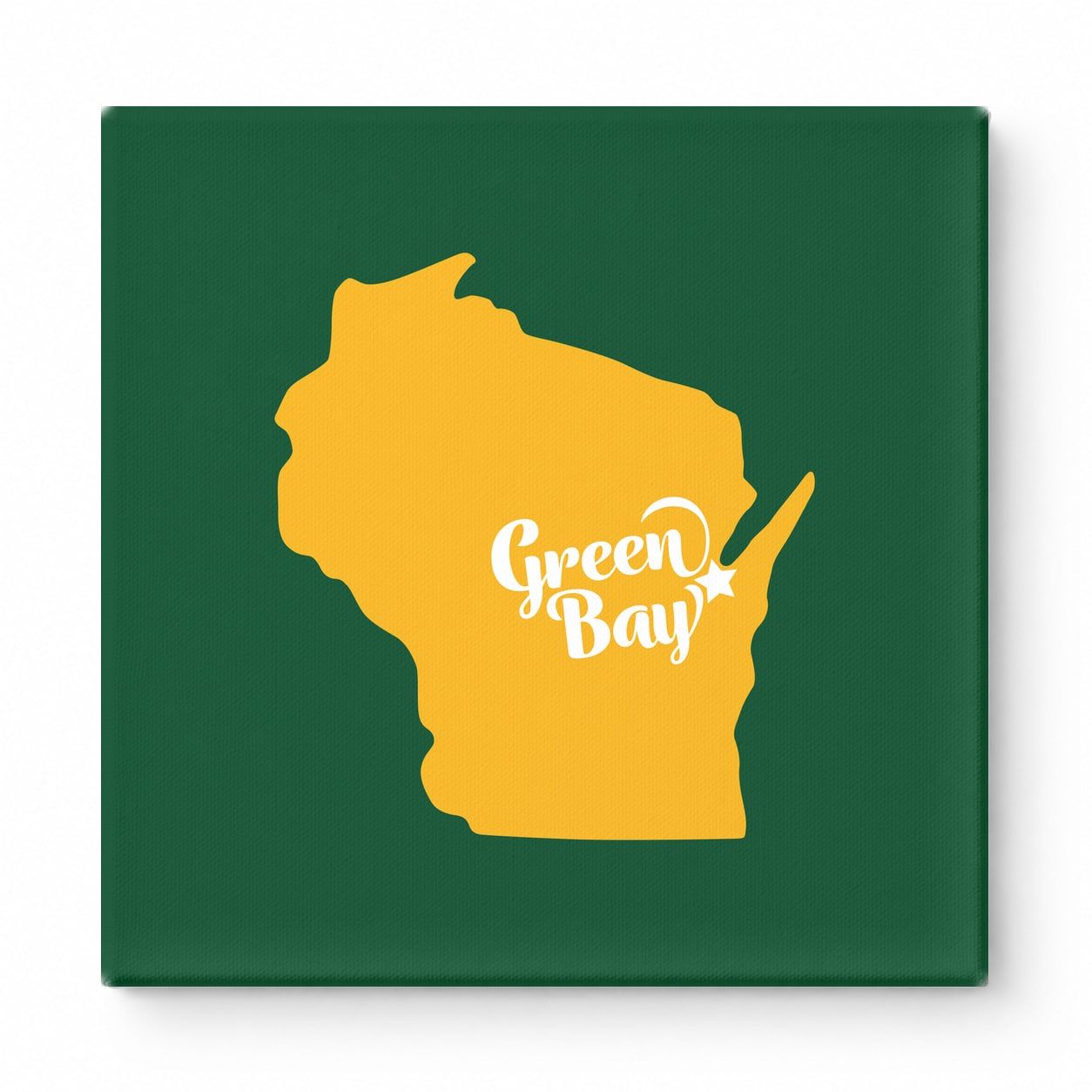 Home Sweet Green Bay — Wisconsin State Silhouette