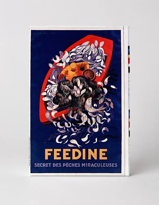 Feedine Secret des Pêches Miraculeuses - Vintage French Fishing Poster Wall Art