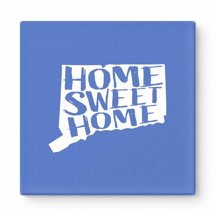 HOME SWEET HOME — Connecticut State Silhouette