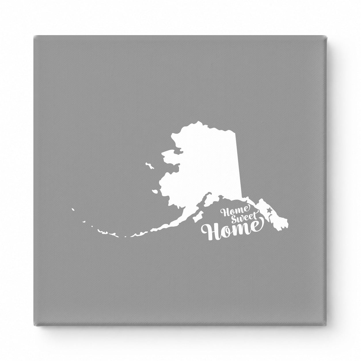 Home Sweet Home — Alaska State Silhouette