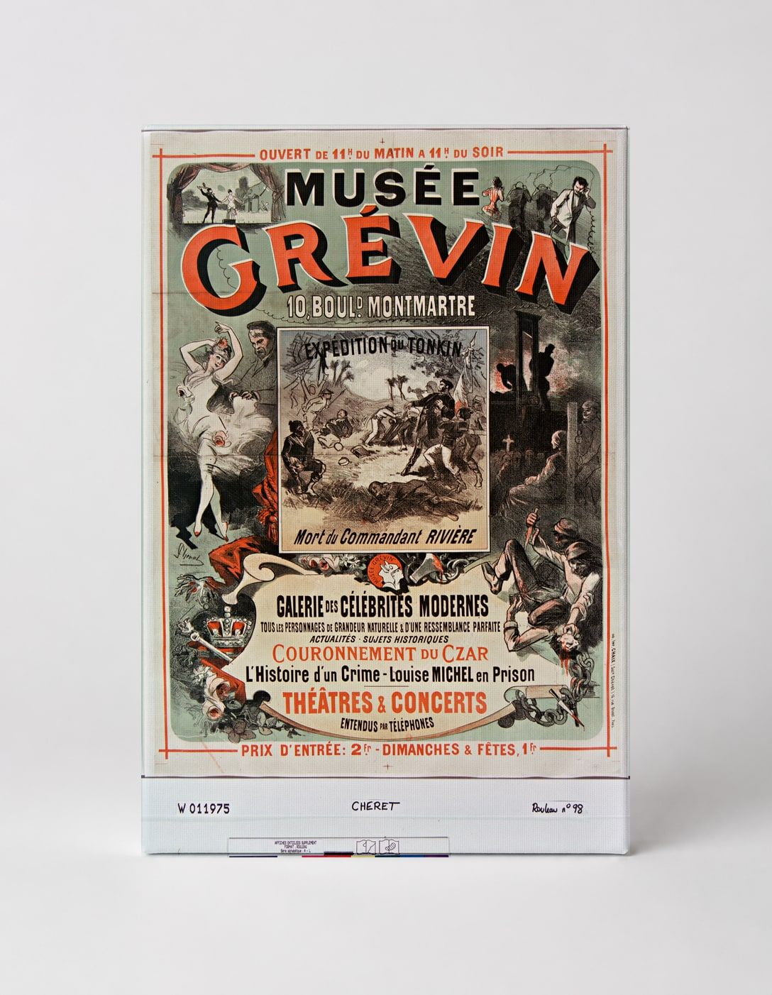 Musée Grévin 1884 - Belle Époque French Wax Museum Vintage Poster Wall Art