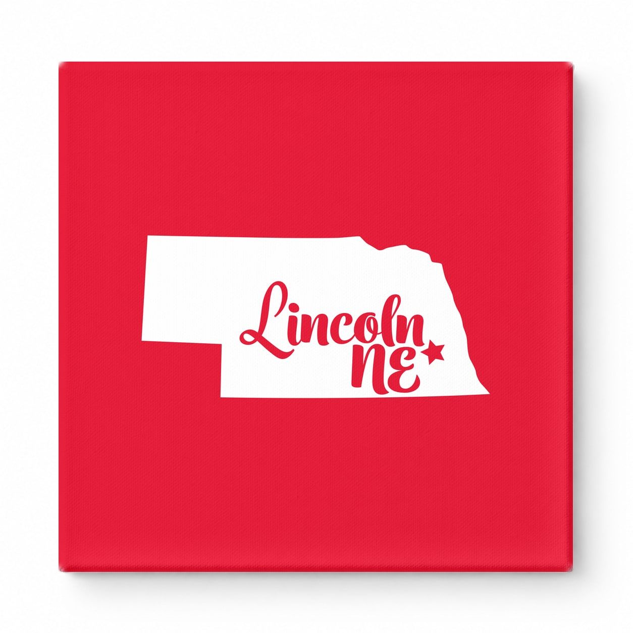Home Sweet Lincoln — Nebraska State Silhouette