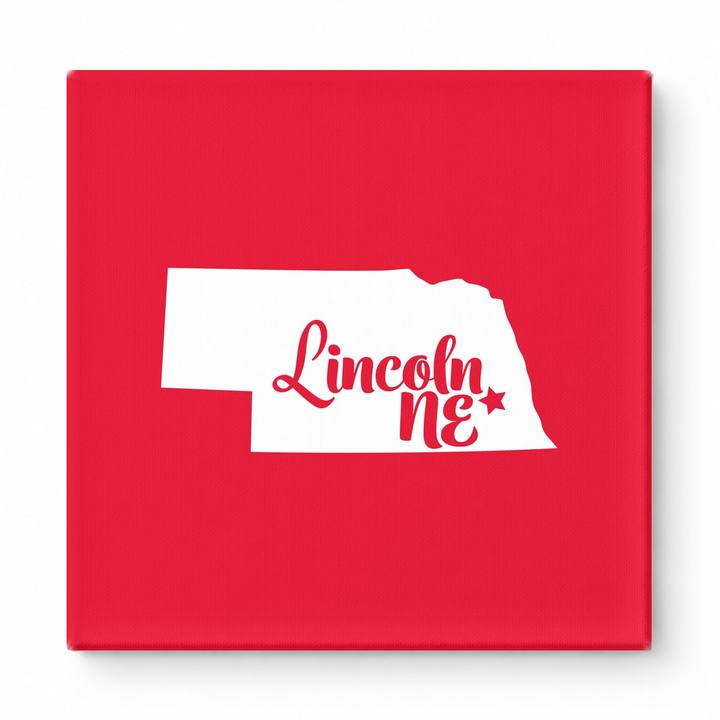 Home Sweet Lincoln — Nebraska State Silhouette