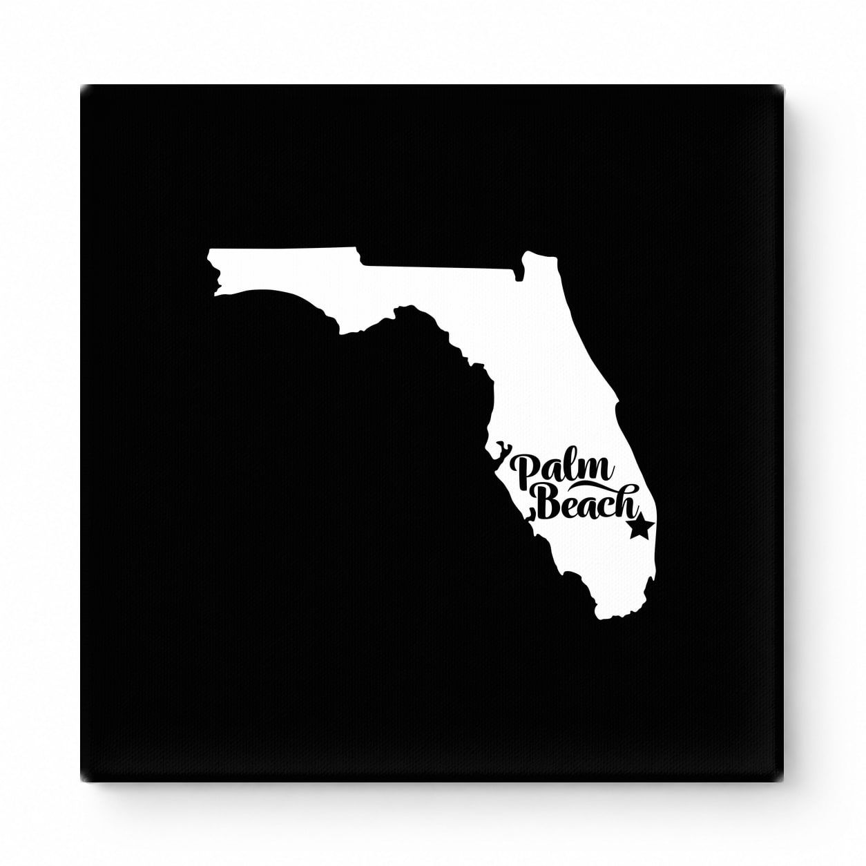 Home Sweet Palm Beach — Florida State Silhouette