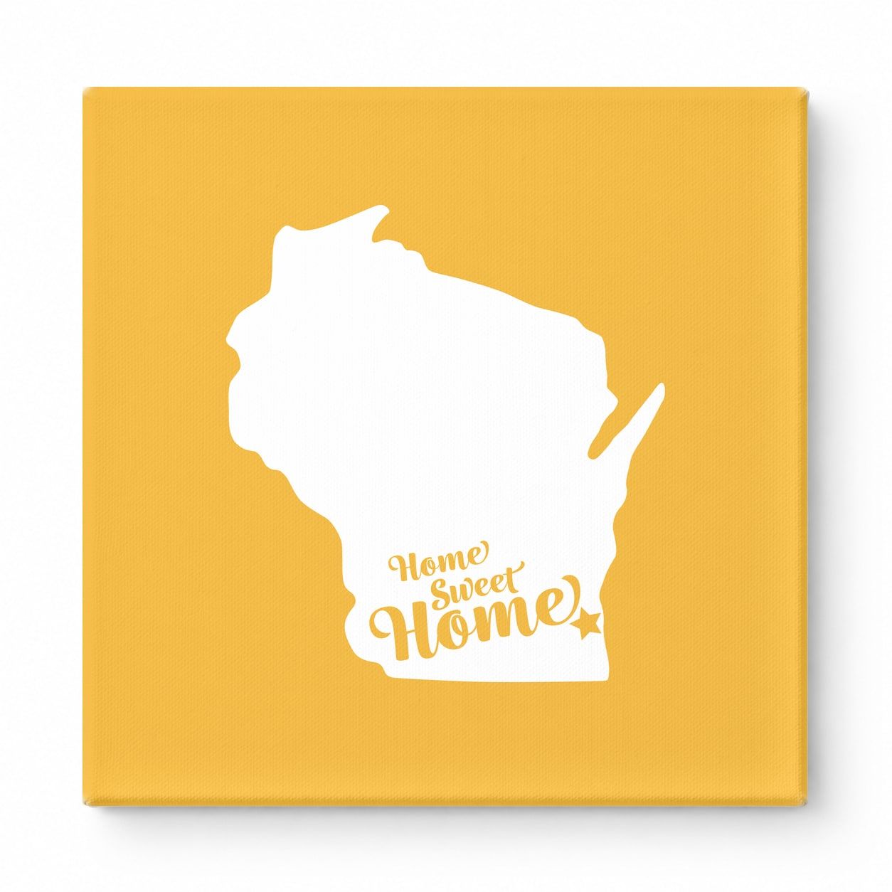 Home Sweet Milwaukee — Wisconsin State Silhouette