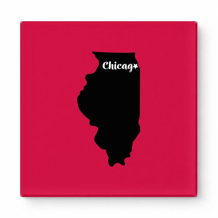 Home Sweet Chicago — Illinois State Silhouette