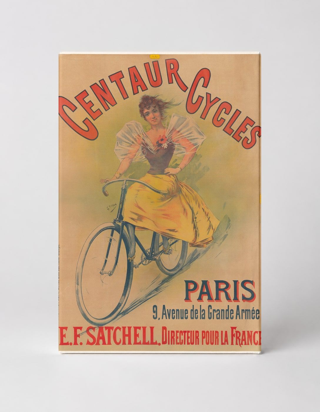 Centaur Cycles Paris 1890s - Belle Époque Vintage Poster Wall Art
