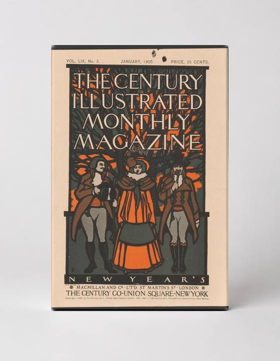 The Century Illustrated Monthly Magazine January 1900 - Vintage Lithograph Poster Wall Art