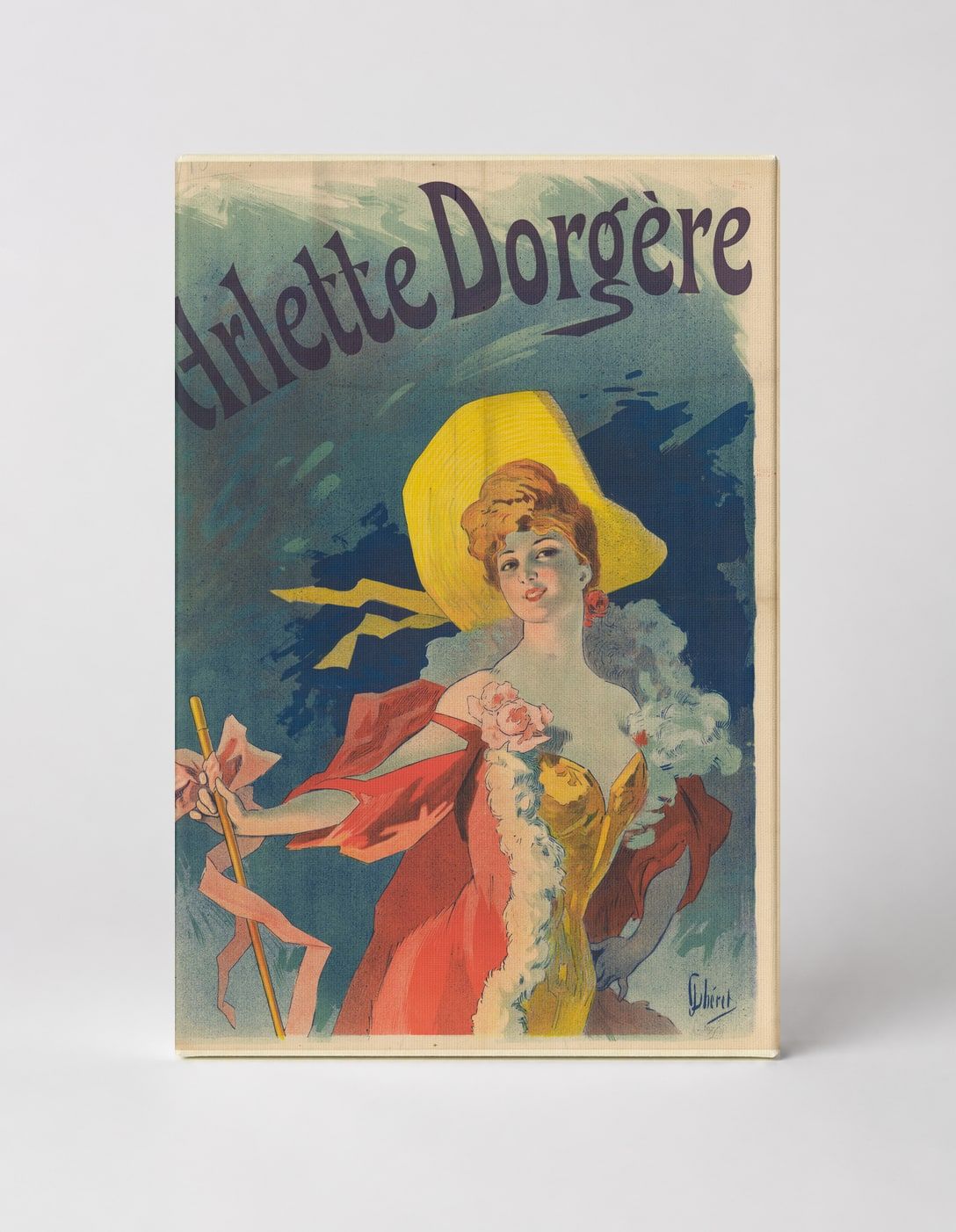 Arlette Dorgère Vintage Belle Époque Poster Canvas Wall Art