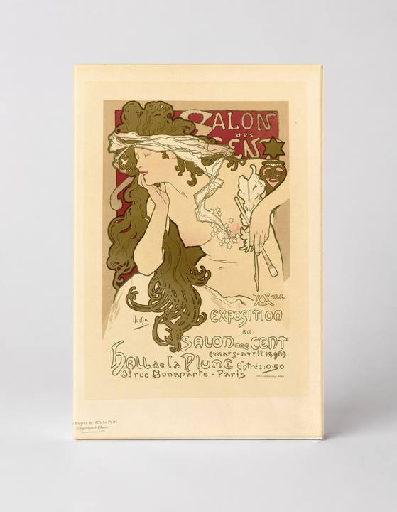Salon des Cent 1896 Exposition - Art Nouveau Vintage Poster Wall Art