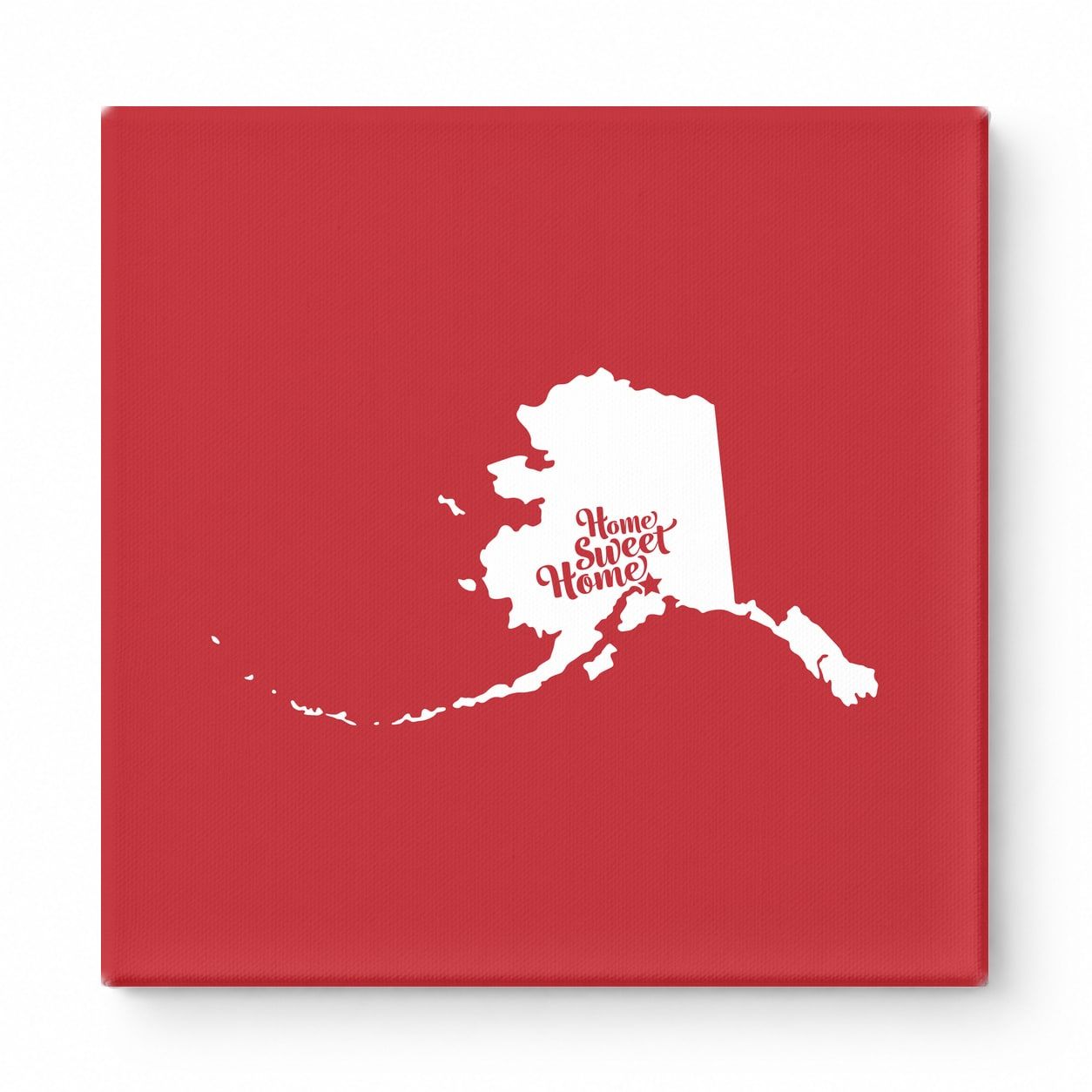 Home Sweet Home — Alaska State Silhouette