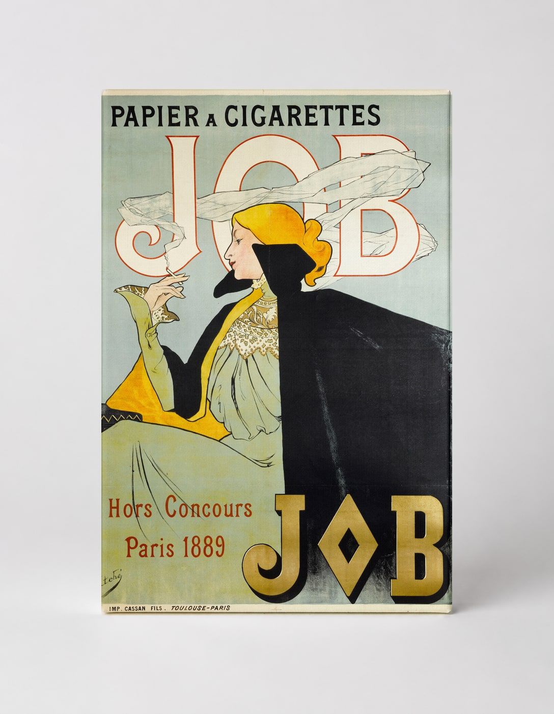 Papier à Cigarettes JOB 1889 - Belle Époque Vintage Poster Wall Art