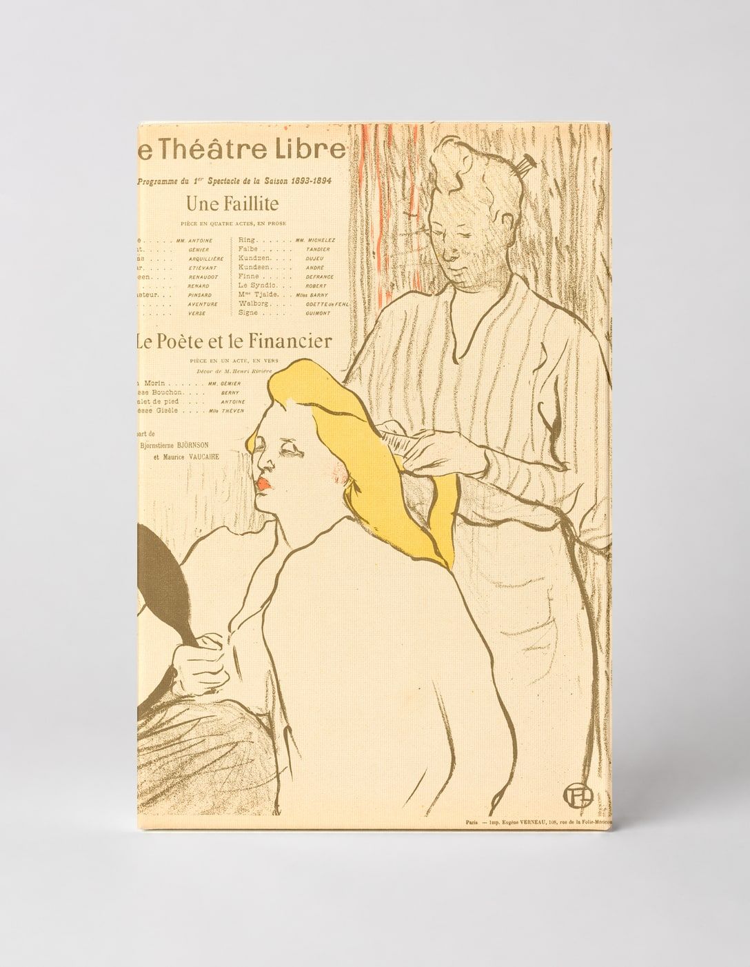 Le Théâtre Libre 1893 – Belle Époque French Theatre Vintage Poster Wall Art