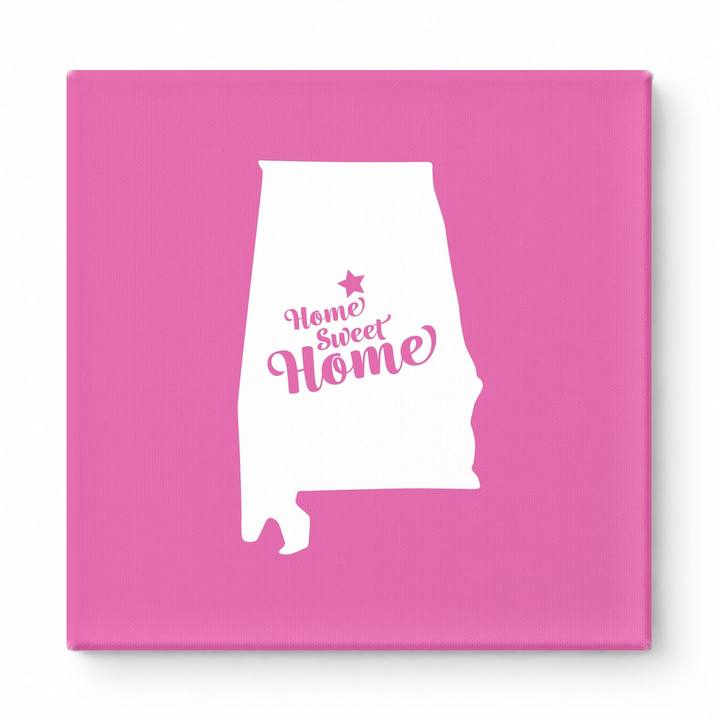 Home Sweet Montgomery — Alabama State Silhouette